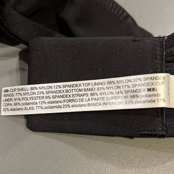 Soma wireless 38DD black lace bra. - Picture 6 of 6